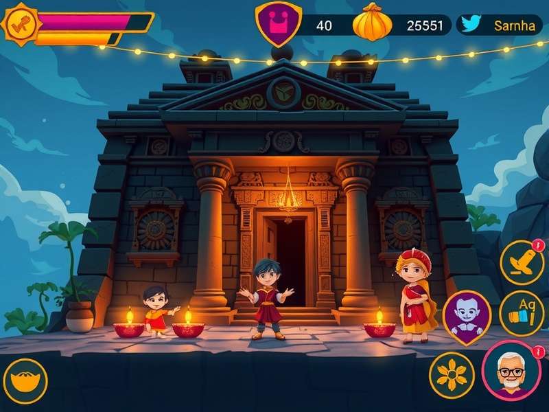 Saffron Mystical Pathway Diwali special event gameplay